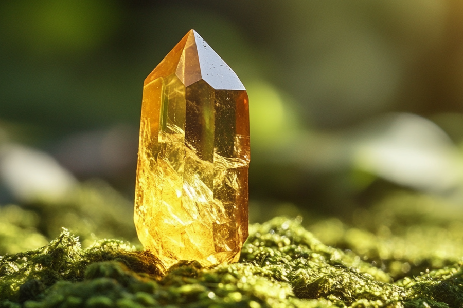 Citrine Meditation Crystal