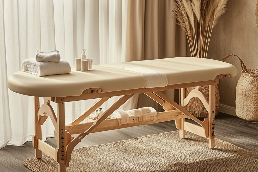 Sturdy Portable Massage Table for Home and Clinic 