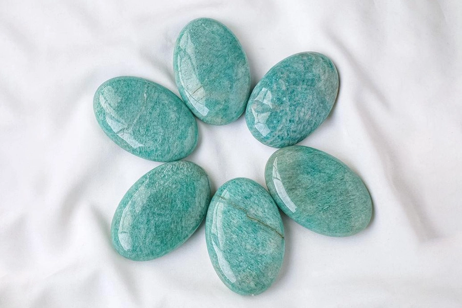 Buy Amazonite palm stone