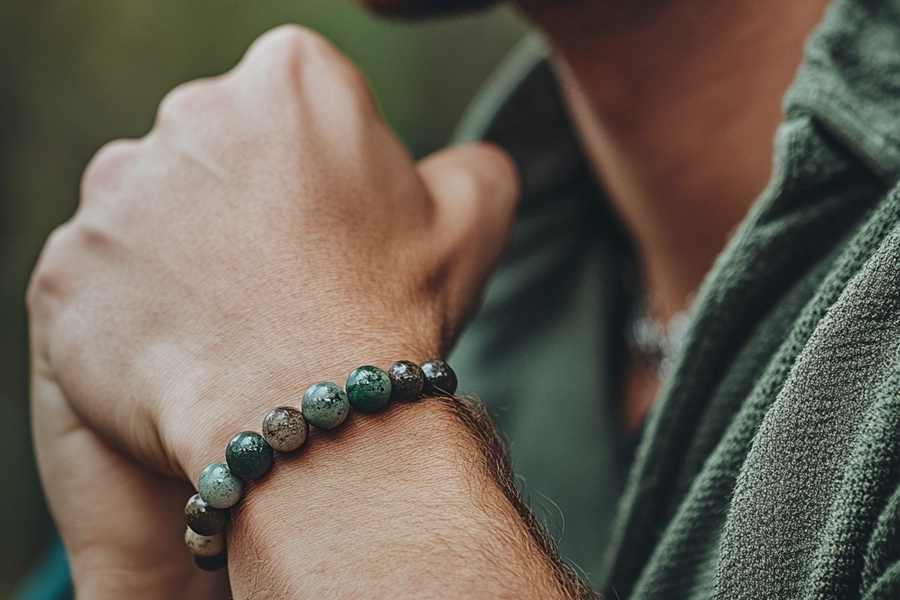 Authentic Moldavite bracelet